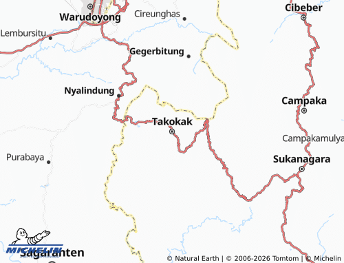 Mapa MICHELIN Takokak - ViaMichelin