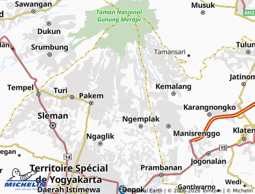 Mappa MICHELIN Cangkringan - ViaMichelin