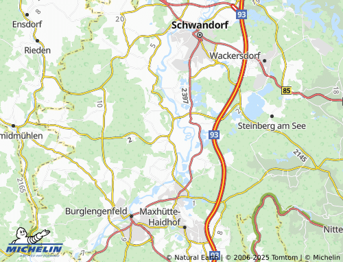 MICHELIN-Landkarte Waltenhof - ViaMichelin