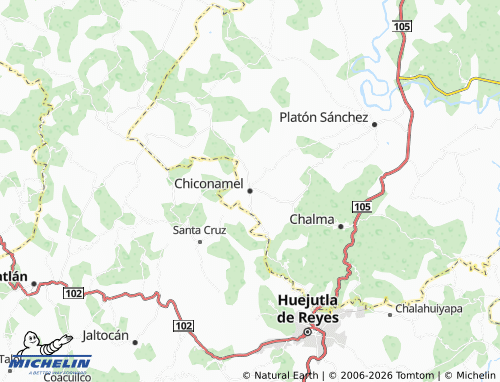 Mappa MICHELIN Chiconamel - ViaMichelin