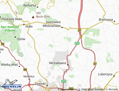 MICHELIN Żerkowice map - ViaMichelin