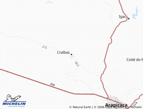 Mappa MICHELIN Craíbas - ViaMichelin