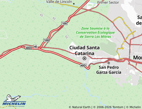 MICHELIN Residencial Robles map - ViaMichelin