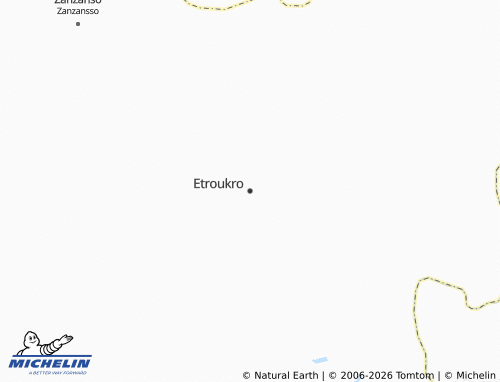 MICHELIN Etroukro map - ViaMichelin