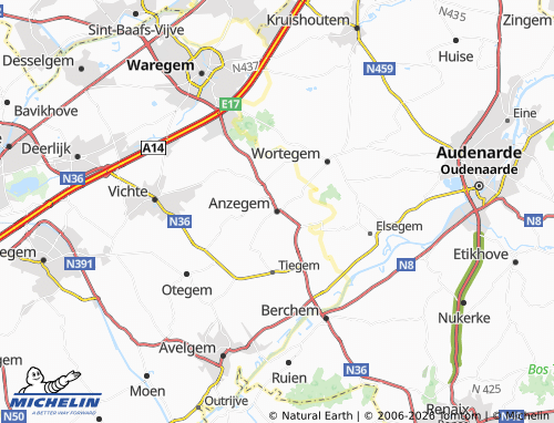 Kaart MICHELIN Anzegem - ViaMichelin
