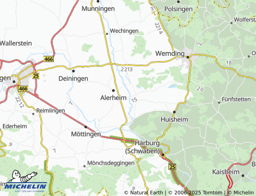 Mapa MICHELIN Wörnitzostheim - ViaMichelin