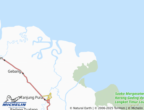 MICHELIN Kwala Langkat map - ViaMichelin