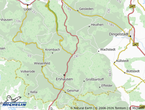 Carte MICHELIN Martinfeld - ViaMichelin
