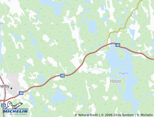 MICHELIN-Landkarte Frödinge - ViaMichelin