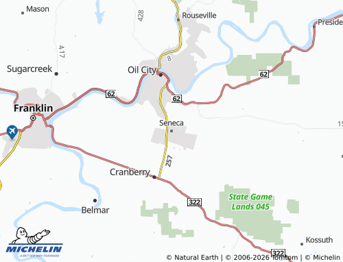 Mappa MICHELIN Seneca - ViaMichelin