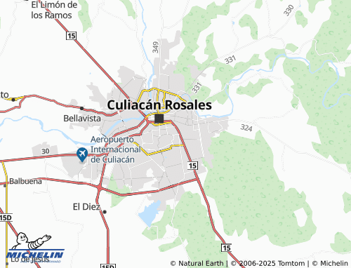 MICHELIN 5 de Mayo map - ViaMichelin