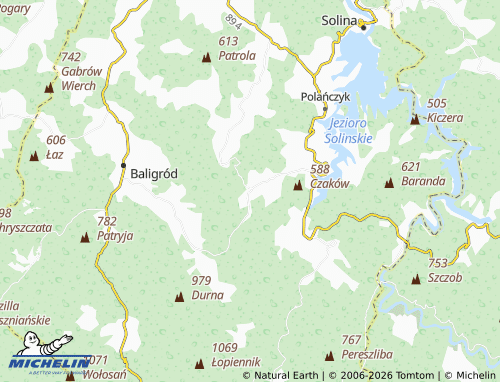 Carte MICHELIN Górzanka - ViaMichelin
