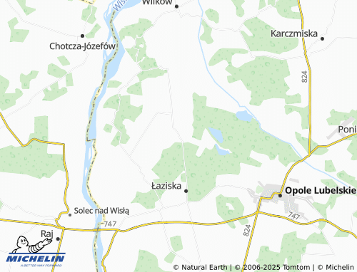 Carte MICHELIN Niedźwiada Duża - ViaMichelin