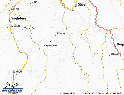 Mappa MICHELIN Güzelyurt - ViaMichelin