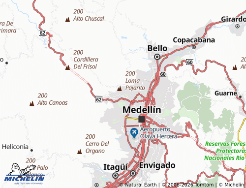 Kaart MICHELIN Pajarito - ViaMichelin