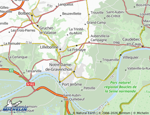 Mapa MICHELIN La Roserie - ViaMichelin