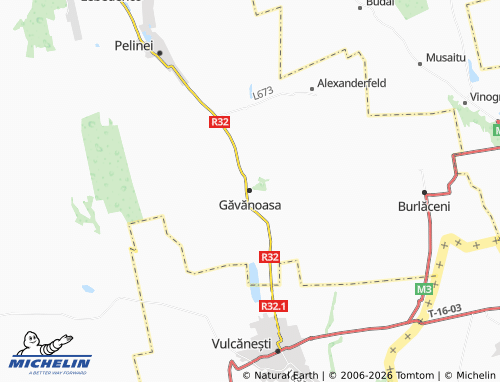 Mappa MICHELIN Găvănoasa - ViaMichelin
