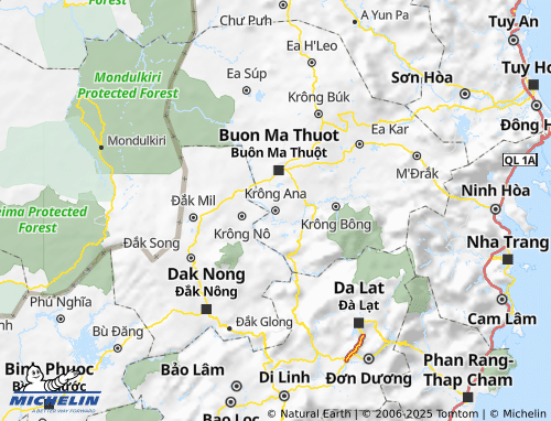 MICHELIN Krông Ana map - ViaMichelin