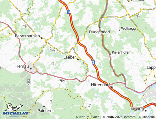 Mappa MICHELIN Laaber - ViaMichelin