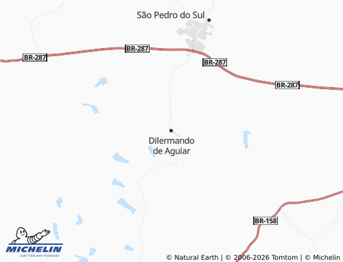 Mapa MICHELIN Dilermando de Aguiar - ViaMichelin