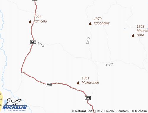 Mappa MICHELIN Matomora Chadewa - ViaMichelin