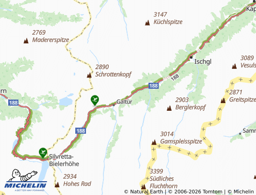 Mapa MICHELIN Tschaffein - ViaMichelin