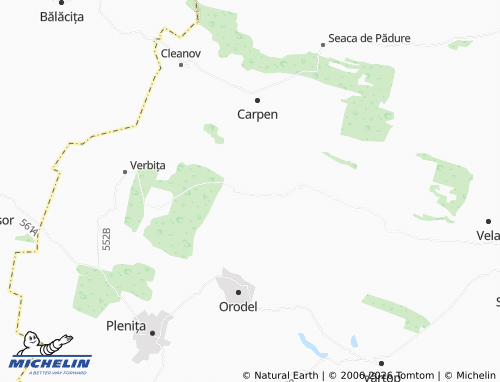 Carte MICHELIN Călugărei - ViaMichelin