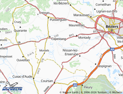 Mappa MICHELIN Poilhes - ViaMichelin