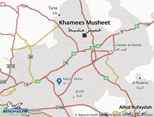 MICHELIN-Landkarte al-Dharfa - ViaMichelin
