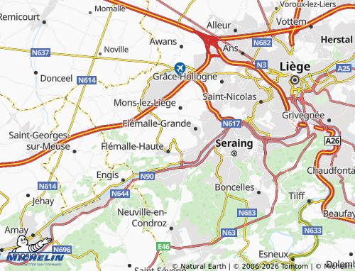 Mappa MICHELIN Souxhon - ViaMichelin