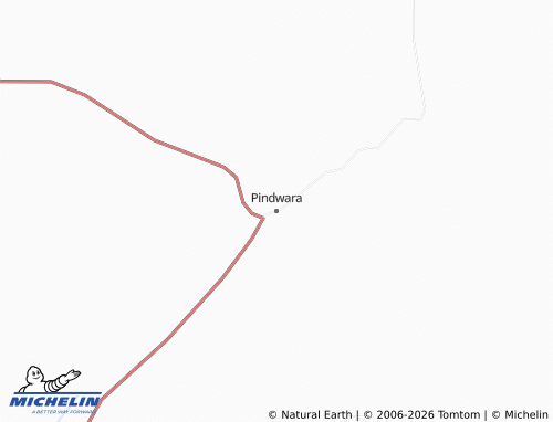 Mapa MICHELIN Pindwara - ViaMichelin