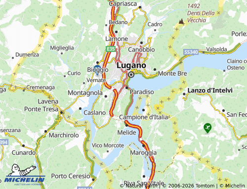 MICHELIN-Landkarte Pazzallo - ViaMichelin