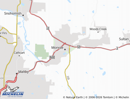Kaart MICHELIN Monroe - ViaMichelin
