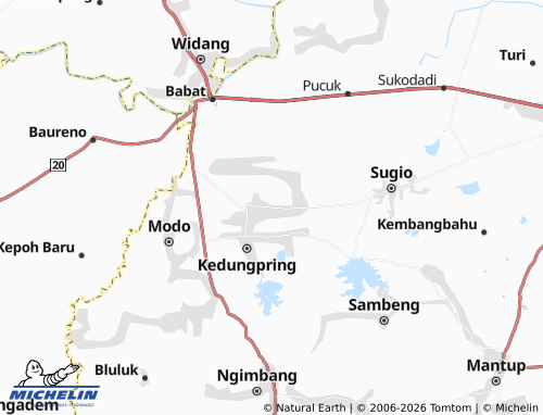 Mapa MICHELIN Sidobangun - ViaMichelin