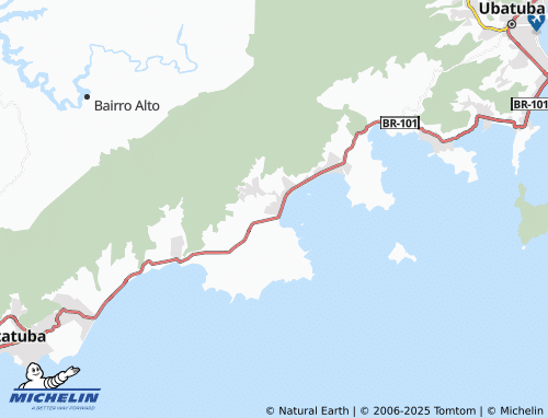 MICHELIN Maranduba map - ViaMichelin