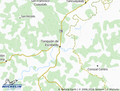 Mapa MICHELIN Centro - ViaMichelin