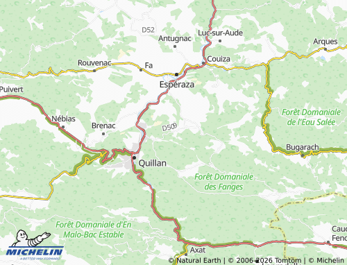 Mappa MICHELIN Saint-Ferriol - ViaMichelin