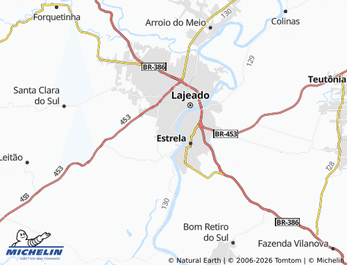 Mapa MICHELIN Morro Vinte e Cinco - ViaMichelin