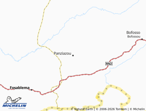 MICHELIN Panziazou map - ViaMichelin