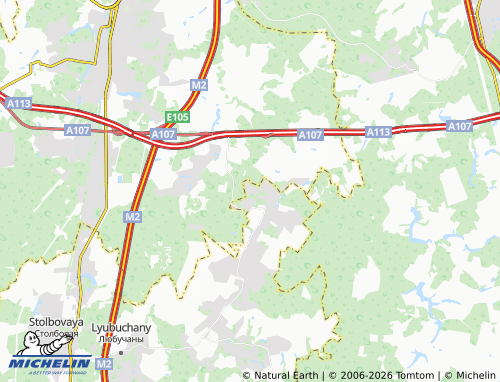 Carte MICHELIN Kedr SNT - ViaMichelin