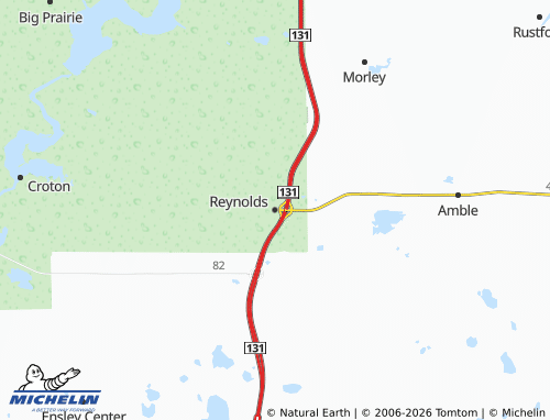 Mappa MICHELIN Reynolds - ViaMichelin