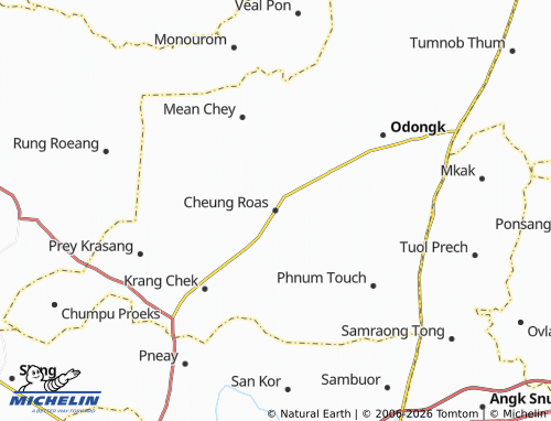 Mapa MICHELIN Cheung Roas - ViaMichelin