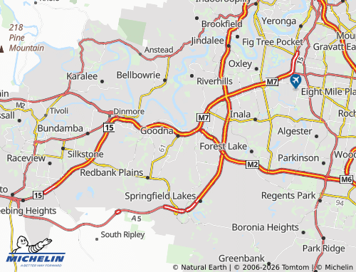 Mapa MICHELIN Goodna - ViaMichelin
