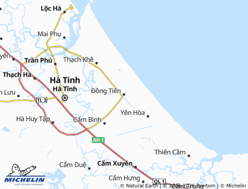 MICHELIN-Landkarte Thạch Văn - ViaMichelin