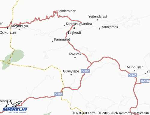 Mappa MICHELIN Kovucak - ViaMichelin