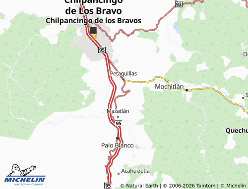 MICHELIN Tulipanes map - ViaMichelin