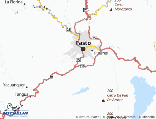 MICHELIN Fray Ezequiel map - ViaMichelin