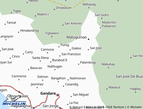 MICHELIN Buao map - ViaMichelin