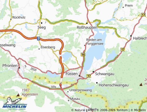 MICHELIN Fischerbichl map - ViaMichelin