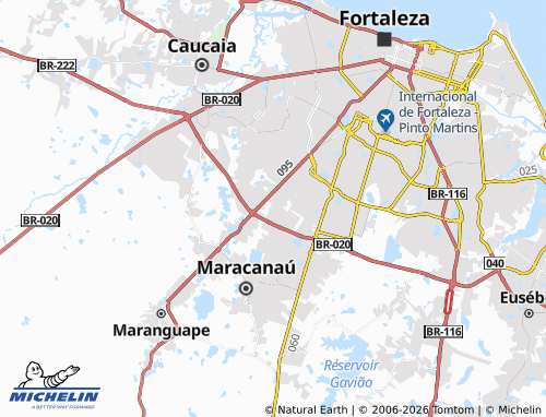 Carte MICHELIN Canindezinho - ViaMichelin